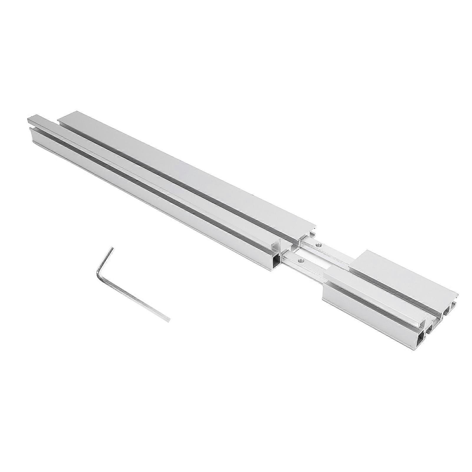Miter Gauge Fence, 50-86cm Adjustable Telescoping Miter Fence, Aluminum Alloy Miter Fence, Miter Extension Fence for Woodworking