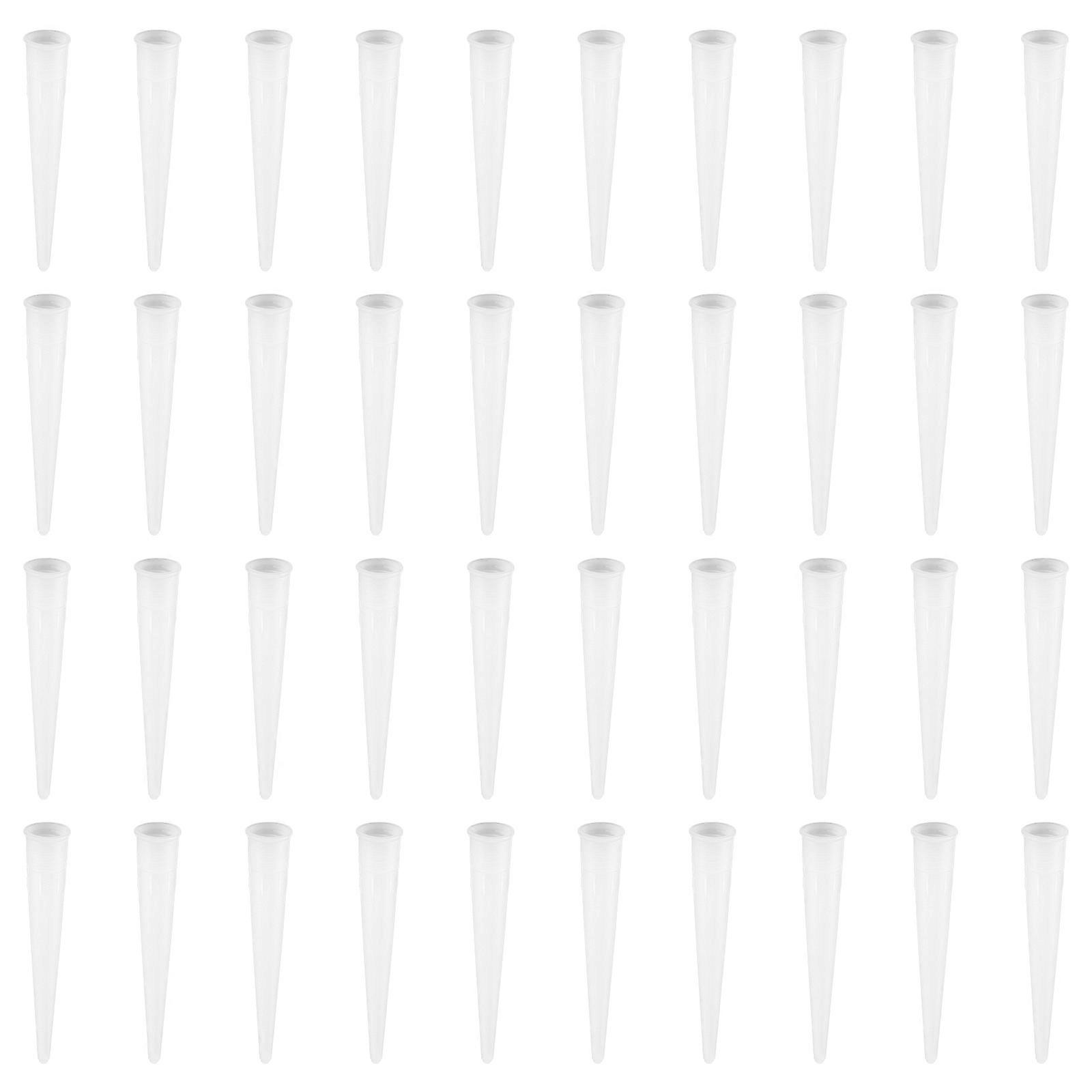 Plastic Caulk Nozzles for Daily Maintenance 100pcs Standard Tubes with Threads