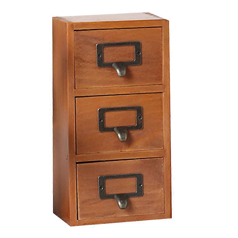 1pc Desktop Storage Box Versatile Sundries Organizer Drawer Style Storage Case