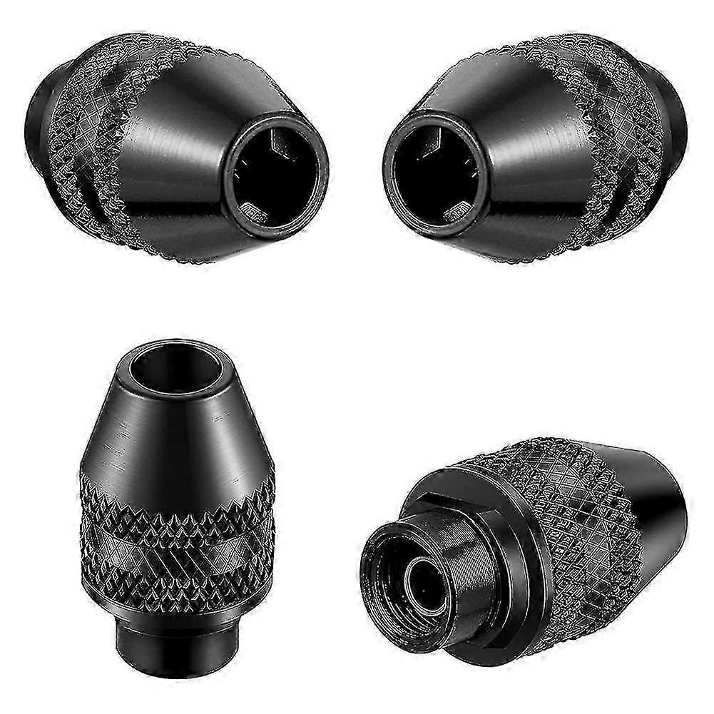 4Pcs Mini Keyless Drill Chuck Adapter 0.4-3.2mm for Electric Grinder Tool