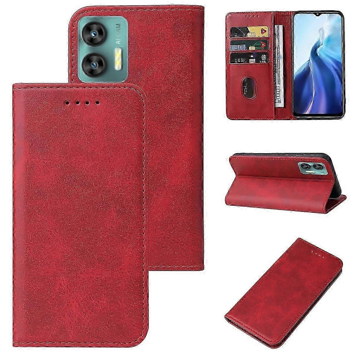 Magnetic Closure Leather Phone Case