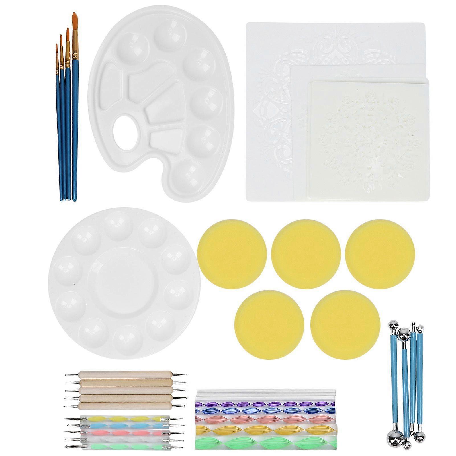 2025 Último modelo 41Pcs Mandala Dotting Tools Set DIY Art Template