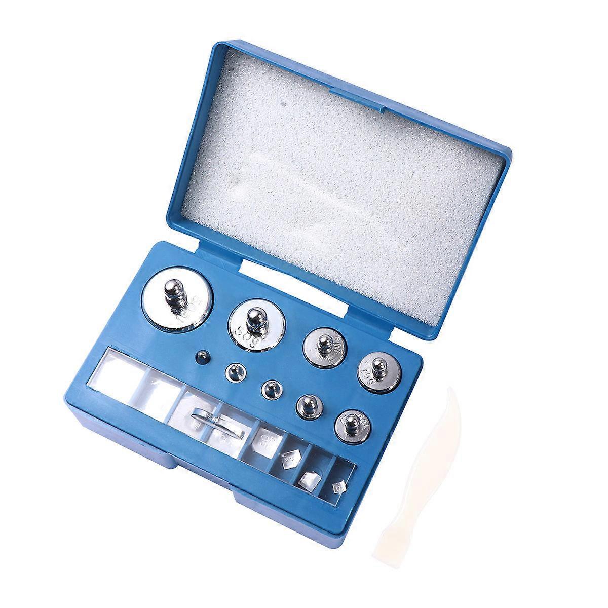 Wear-Resistant Calibration Weights Kit with Tweezers for Precise Scale Setup