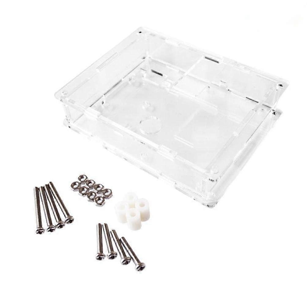 Professional Clear Acrylic Housing Shell Case for LCR-T4 M328 Transistor Tester, Easy Installation, Compatible Laboratory Accessory