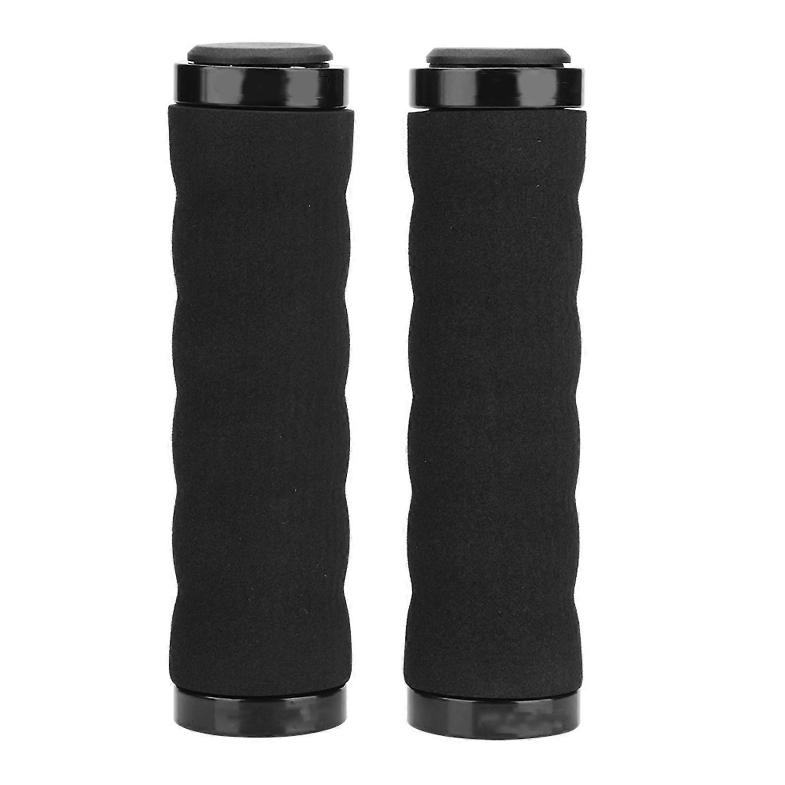 GUB Comfortable Non-Slip Sponge Handlebar Grips for Mountain and Road Bike (Black)
