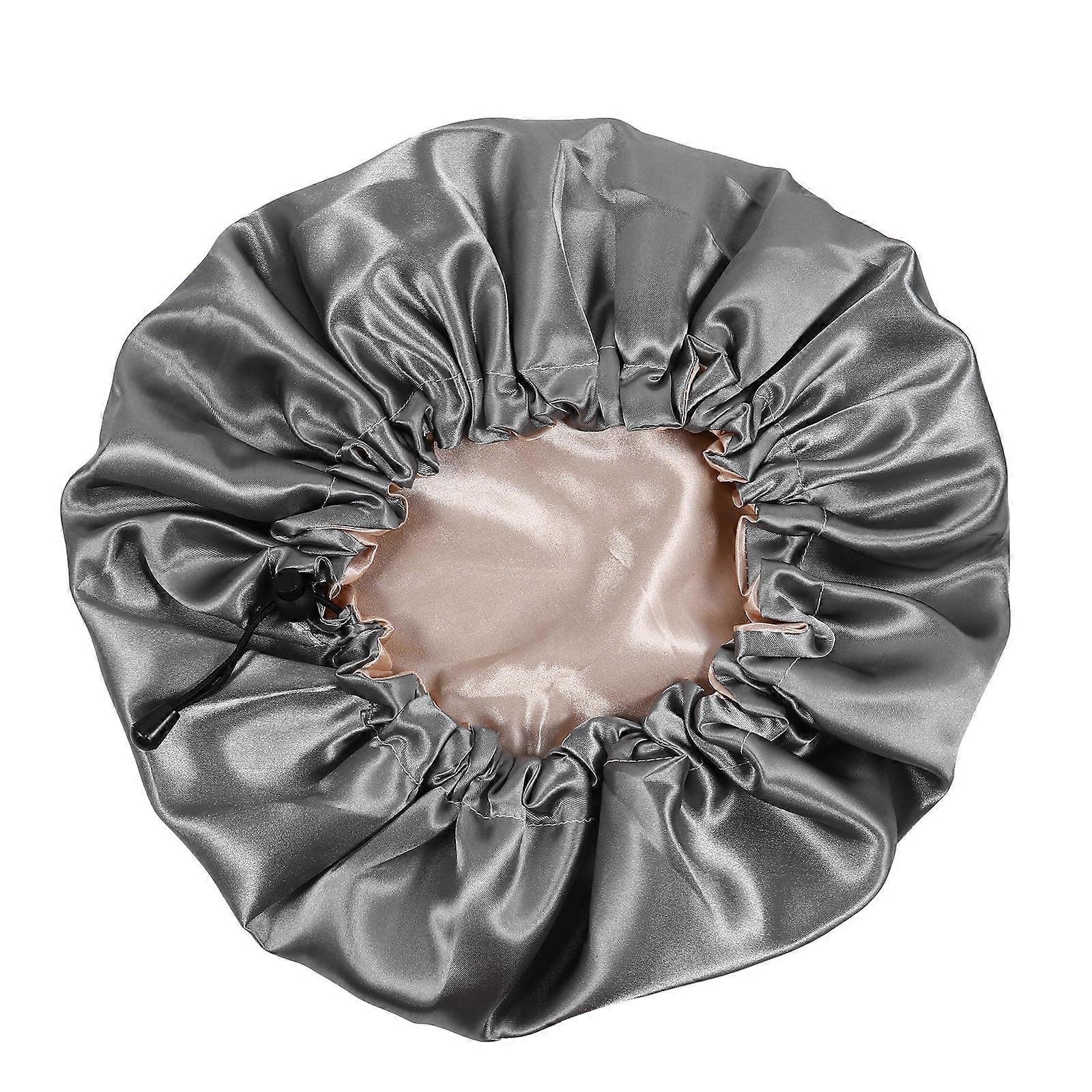 Adjustable Bonnet for Bathing, Sleeping & Salon Use Unisex, Durable & Soft for Hair Protection & Makeup Preservation