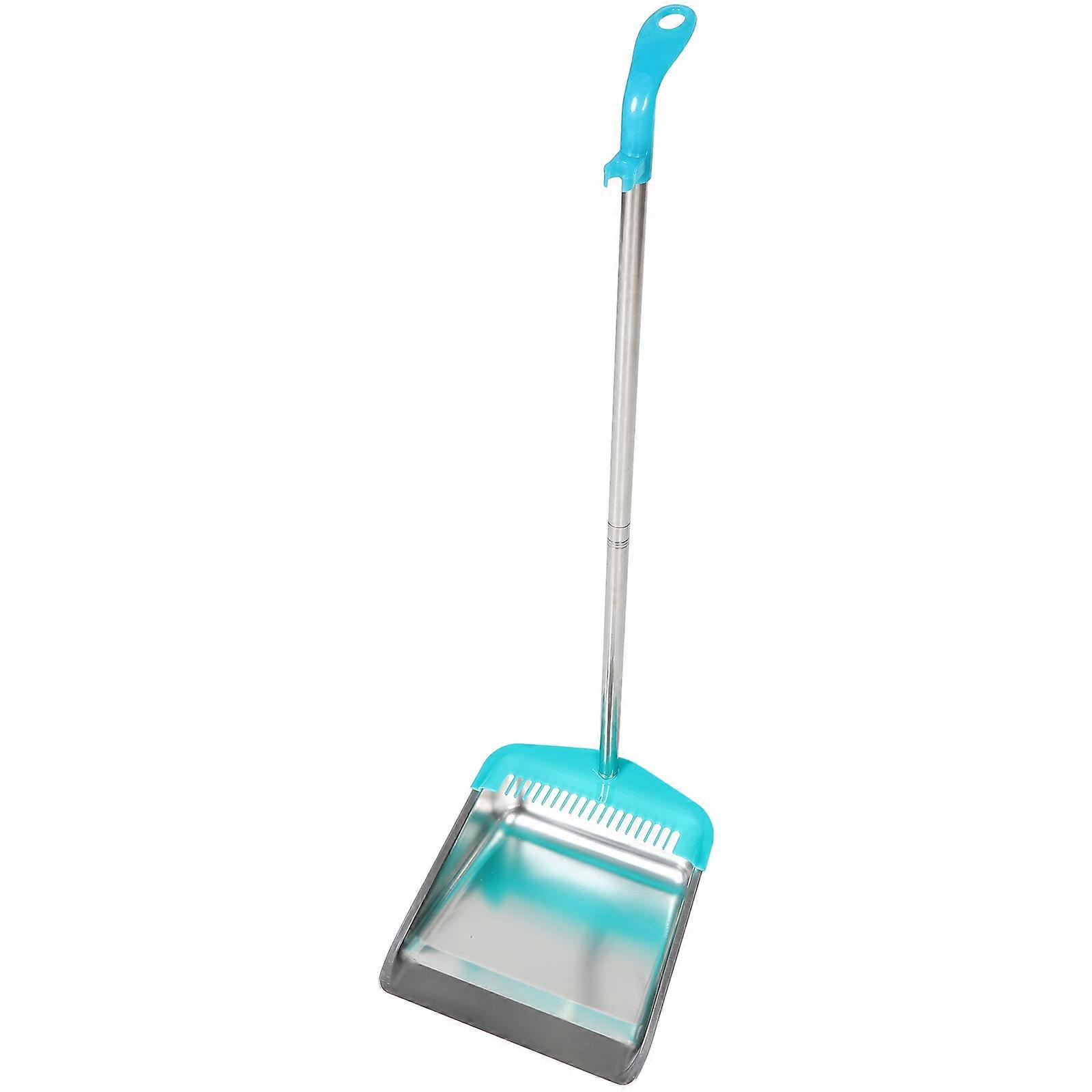 Upright Stand Up Dustpan Long Handle Thickened Design Home Users Daily Cleaning 1Set