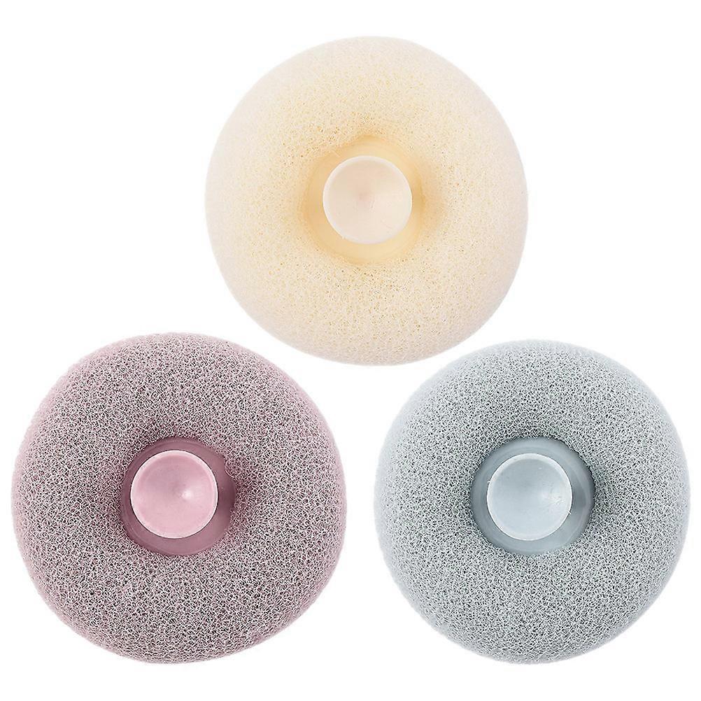 Βούρτσες Ντους Body Scrubber Αξεσουάρ Κολύμβησης Απολέπιση Δημιουργία Αφρό Πρακτικό Σχέδιο 3Τμχ