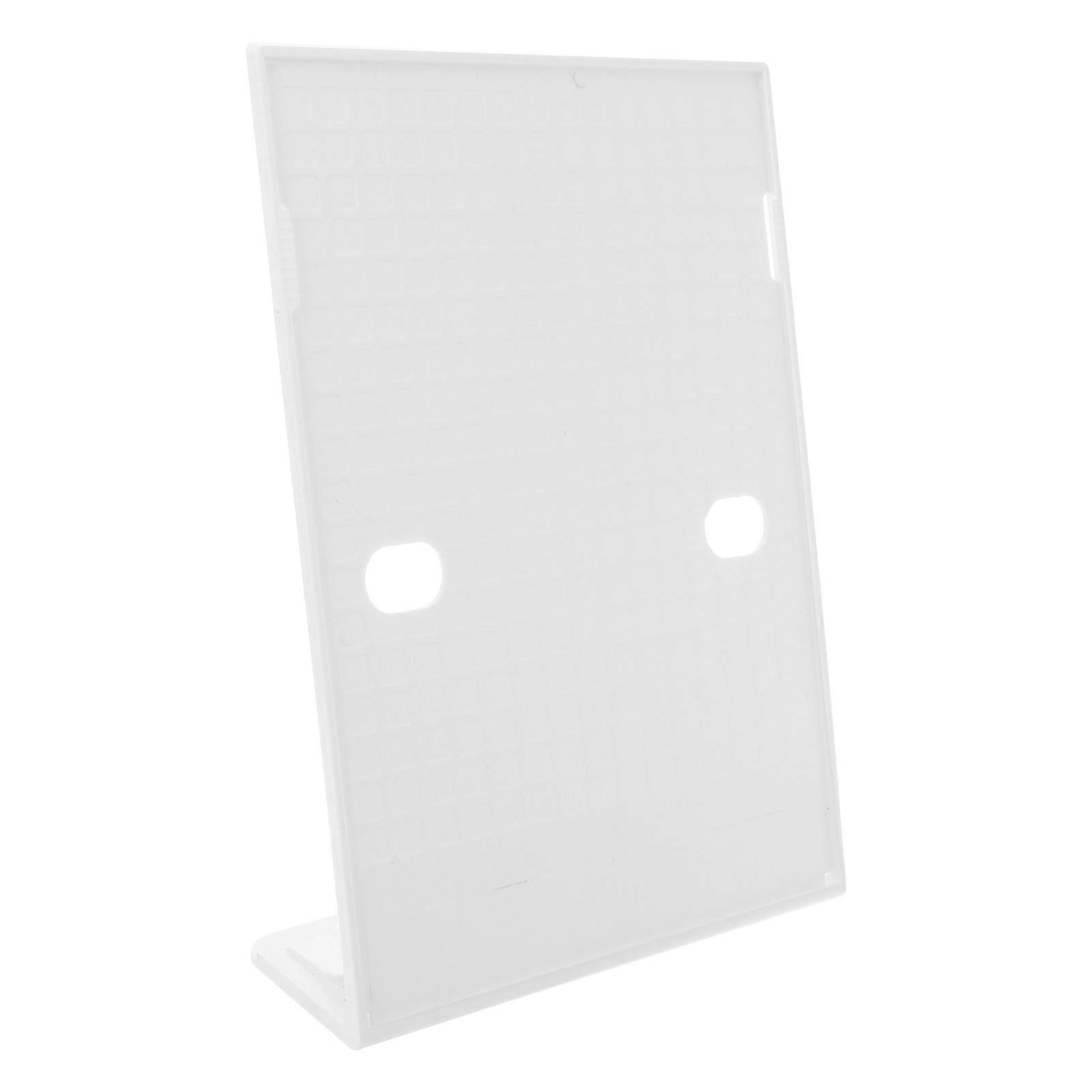 Flyer Display Stand Clear Sign Holder L Shape Menu Display Business Card Holder Plastic A4 210*297mm For Restaurants 1Set