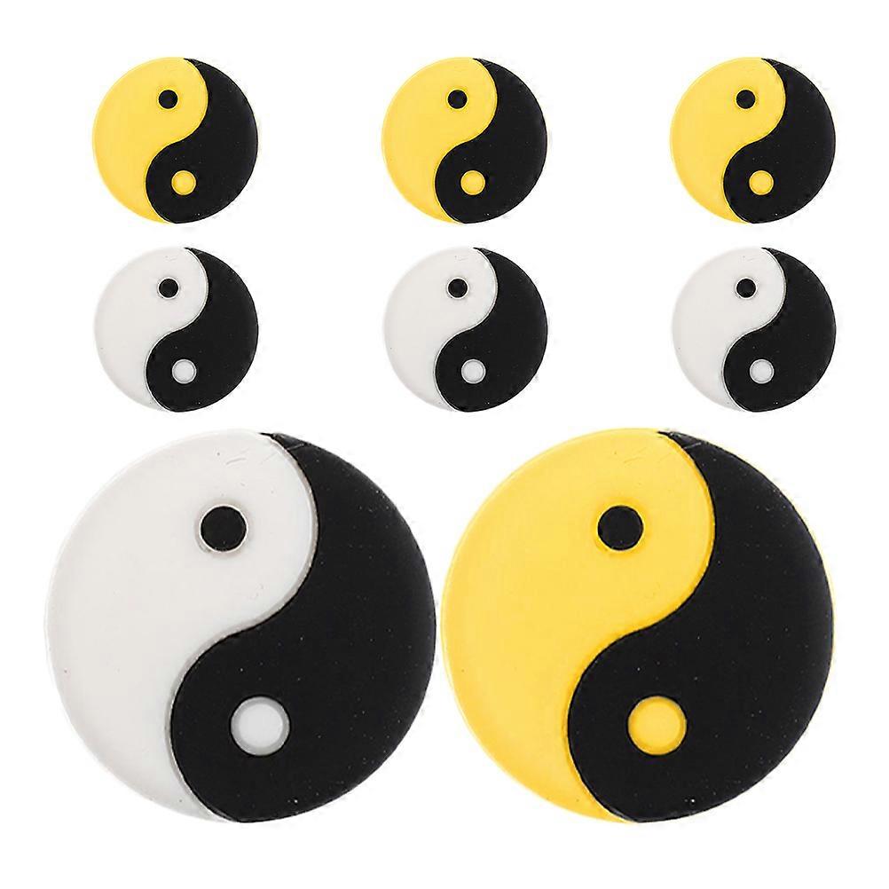 Racket Vibration Dampener Anti Vibration Dampeners Tennis Racket Accessories 2.40X2.40X0.60cm 8Pcs