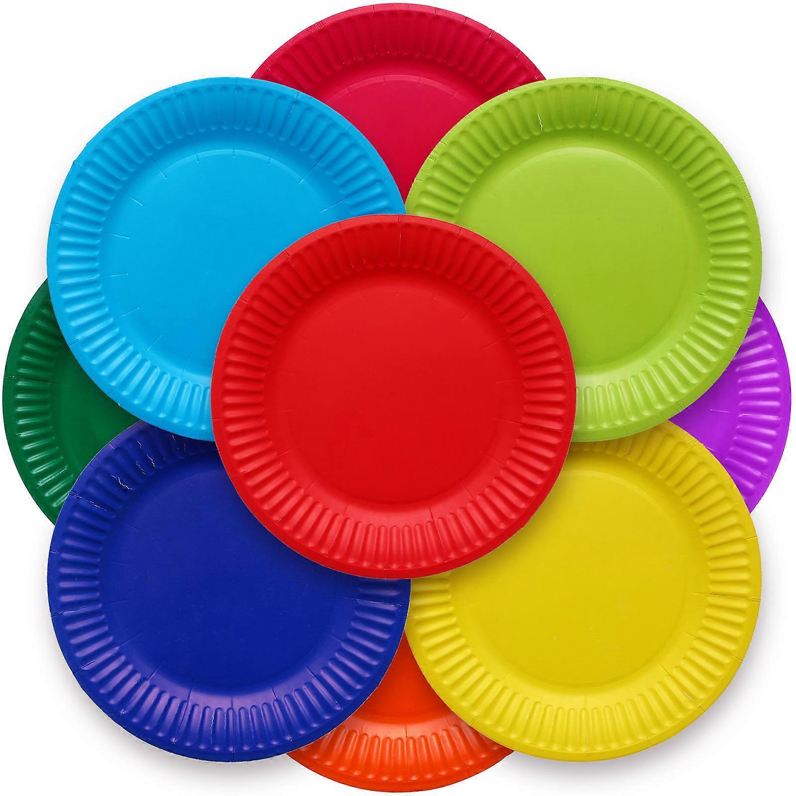 Round for DIY 48Pcs Colorful Paper
