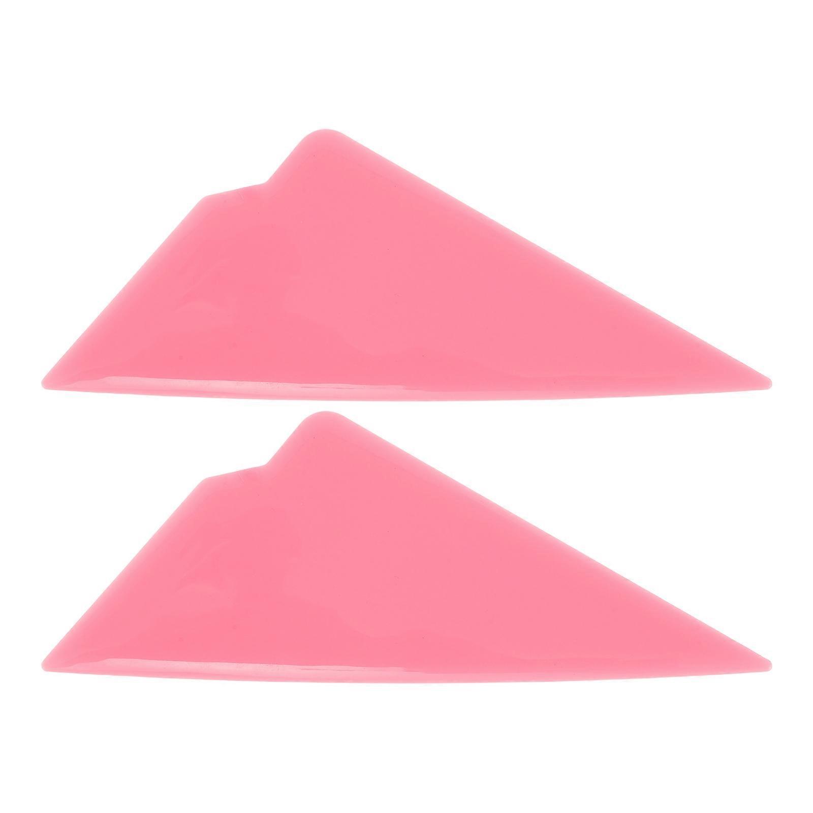 Wallpaper Smoother Car Film Tool for Window Tinting Pink 16.00X11.80X0.20CM Edge Trimming 2Pcs