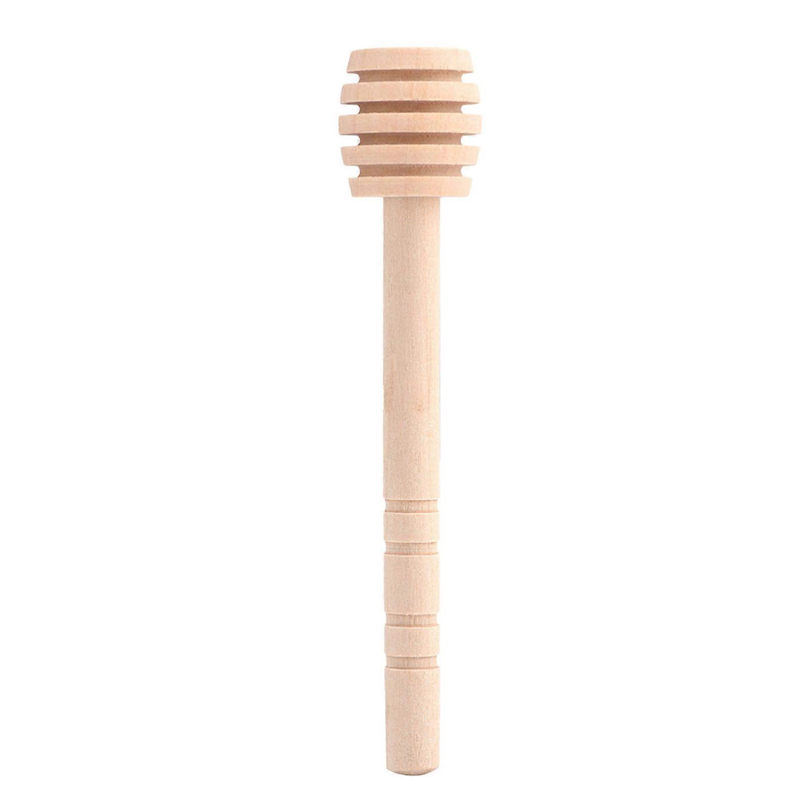50Pcs/set Household Wooden Jam Honey Dipper Jar Dispensing Collecting Stirring Rod Stick 10cm