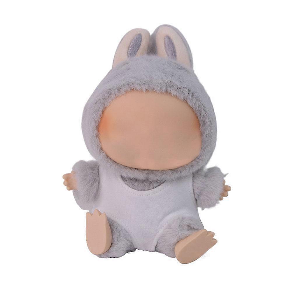 Doll Clothes Set For Labubu Handmade Plush Outfit Hat Skirt Dress No Doll