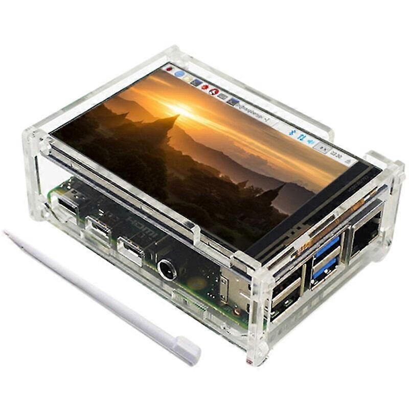 3.5 Inch Touch Screen Acrylic Shell With 320X480 Touch Resolution For 4B/3B+