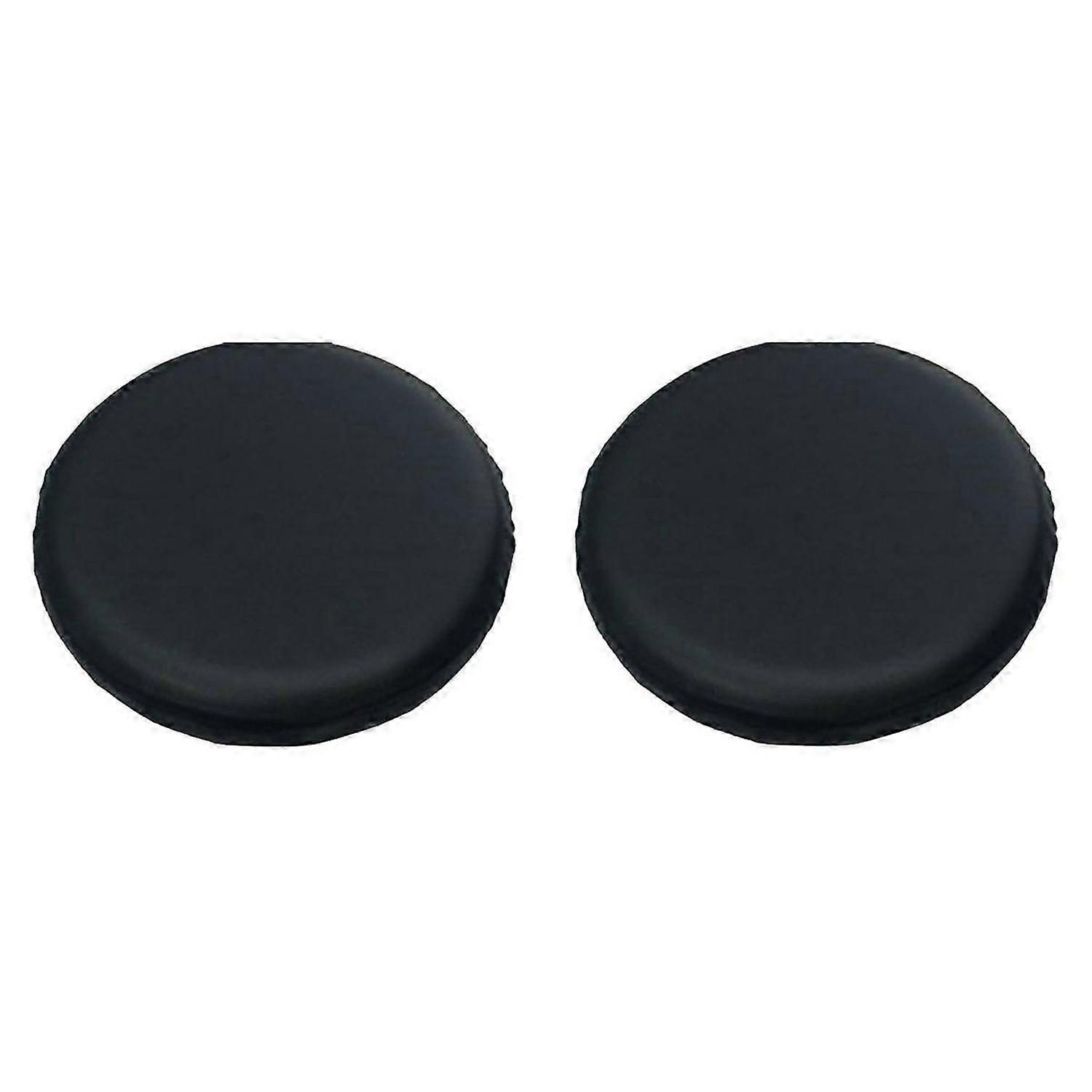 2PCS Round Bar Stool Cushion for 28-33cm Waterproof Bar Stool Covers Black