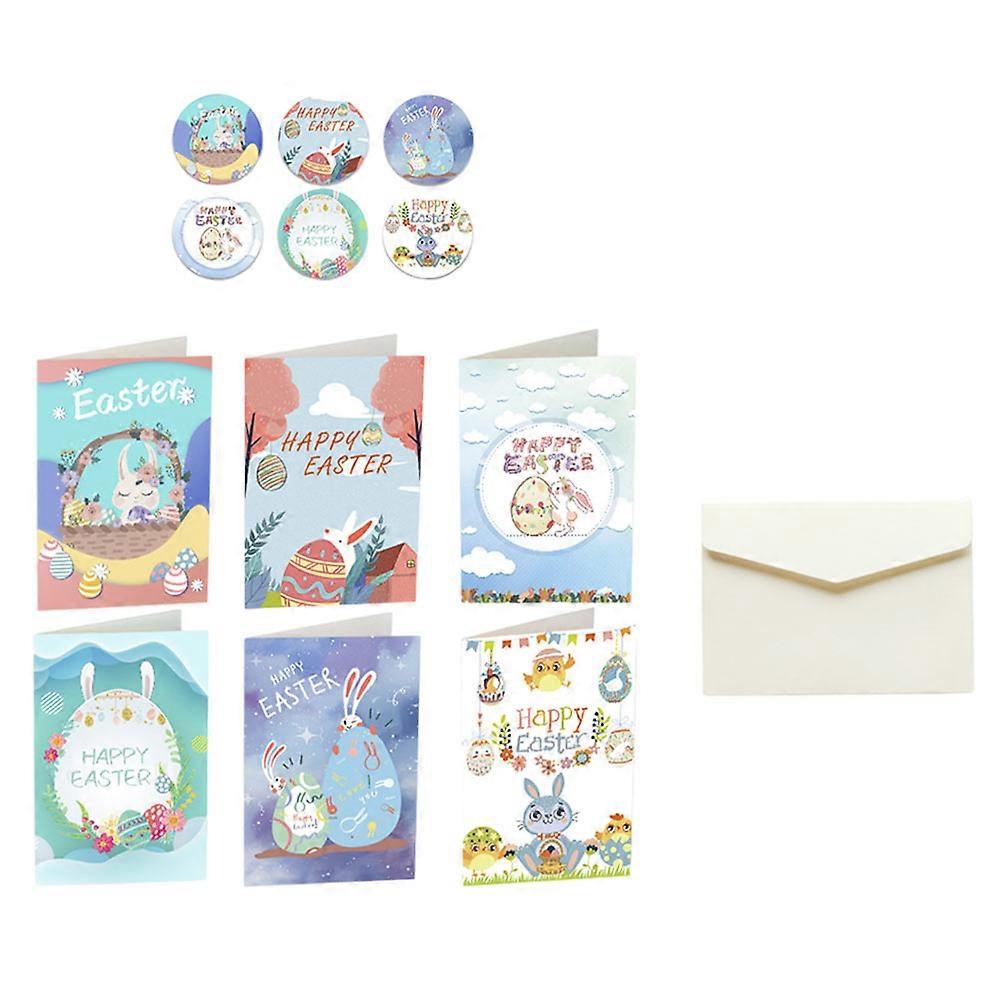 Greeting Card Making Kit Blessing Cards Festive Occasions 10.5x7cm Rectangular 18 Sets