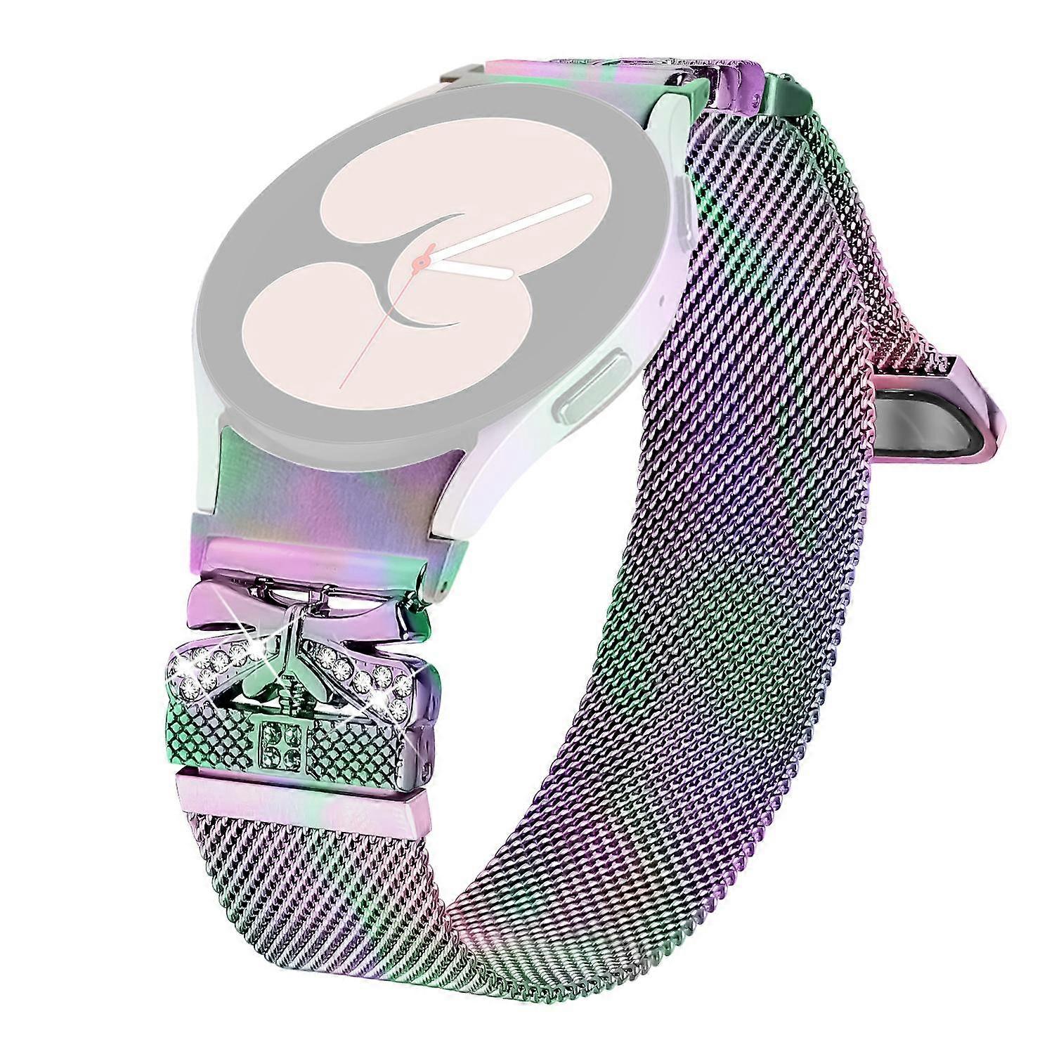 Colored Metal Strap with Quick Release Connector for Samsung Galaxy Watch 5 Pro 5 5 Active 4 4 Class