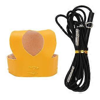 Bird Harness Leash Artificial Leather Bird Harness Vest with Rope and Handle for Birds Parrots Parakeets Cockatiels M