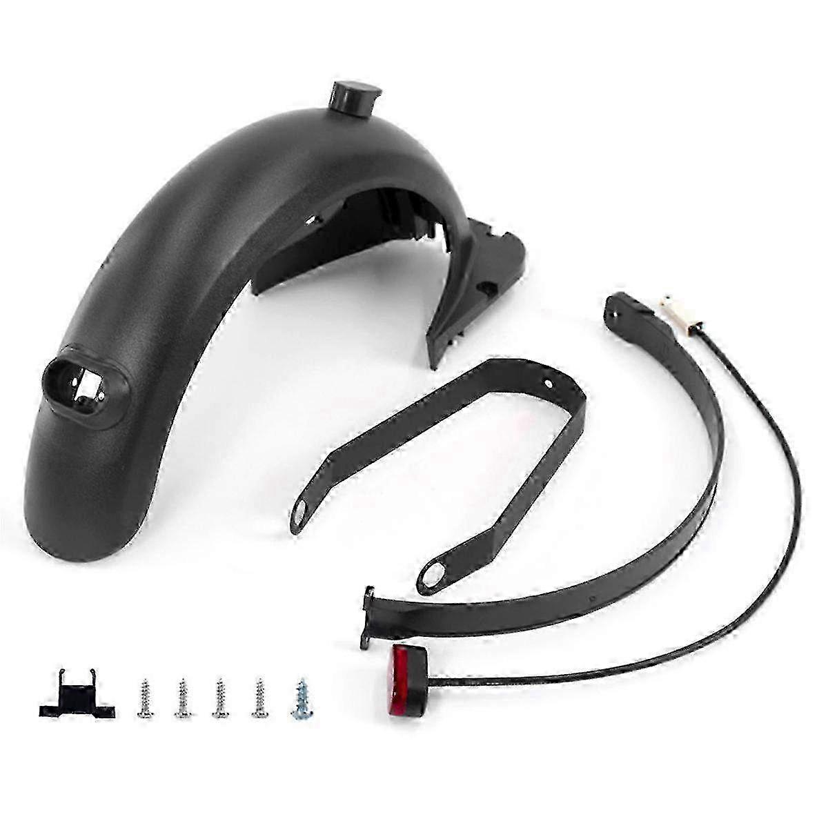 Rear Mudguard & Taillight Bracket Kit for Max G30 G30LP Electric Scooter - Brake Light Support Mount Set