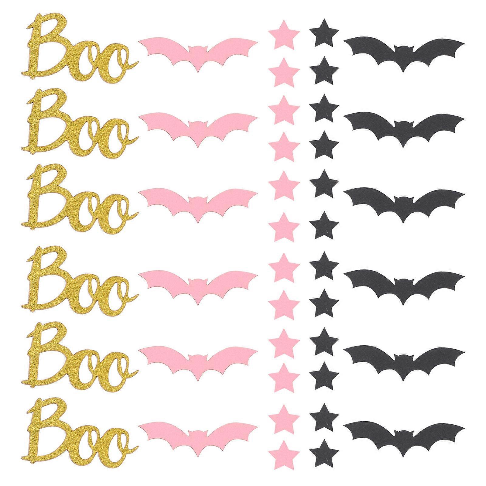 Halloween Confetti for Party Decorations Star Shape 4.5x0.7cm 2 Sets