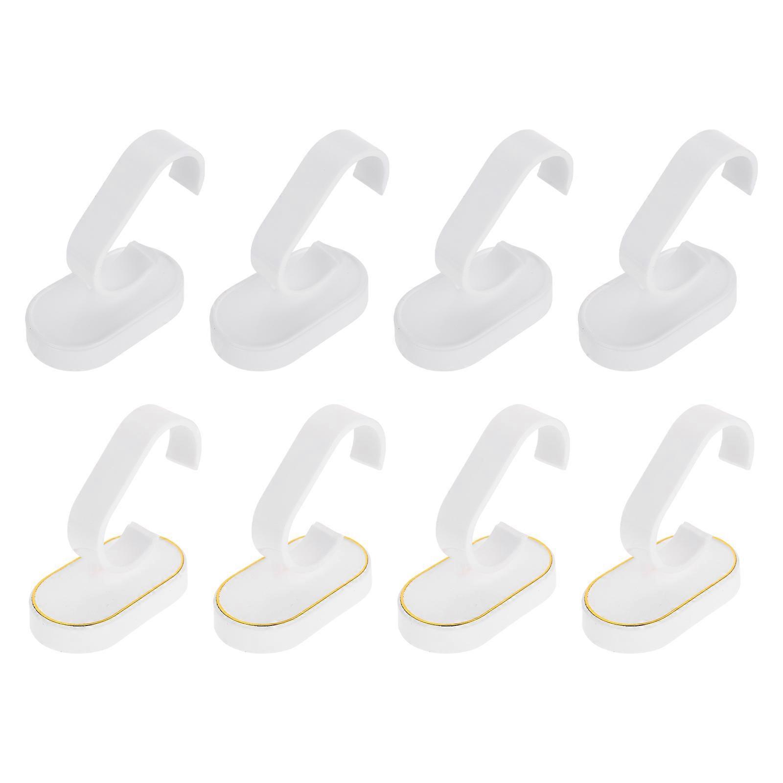 Handcrafted Watch Display Racks for Displaying 8Pcs White Portable Watch Holders