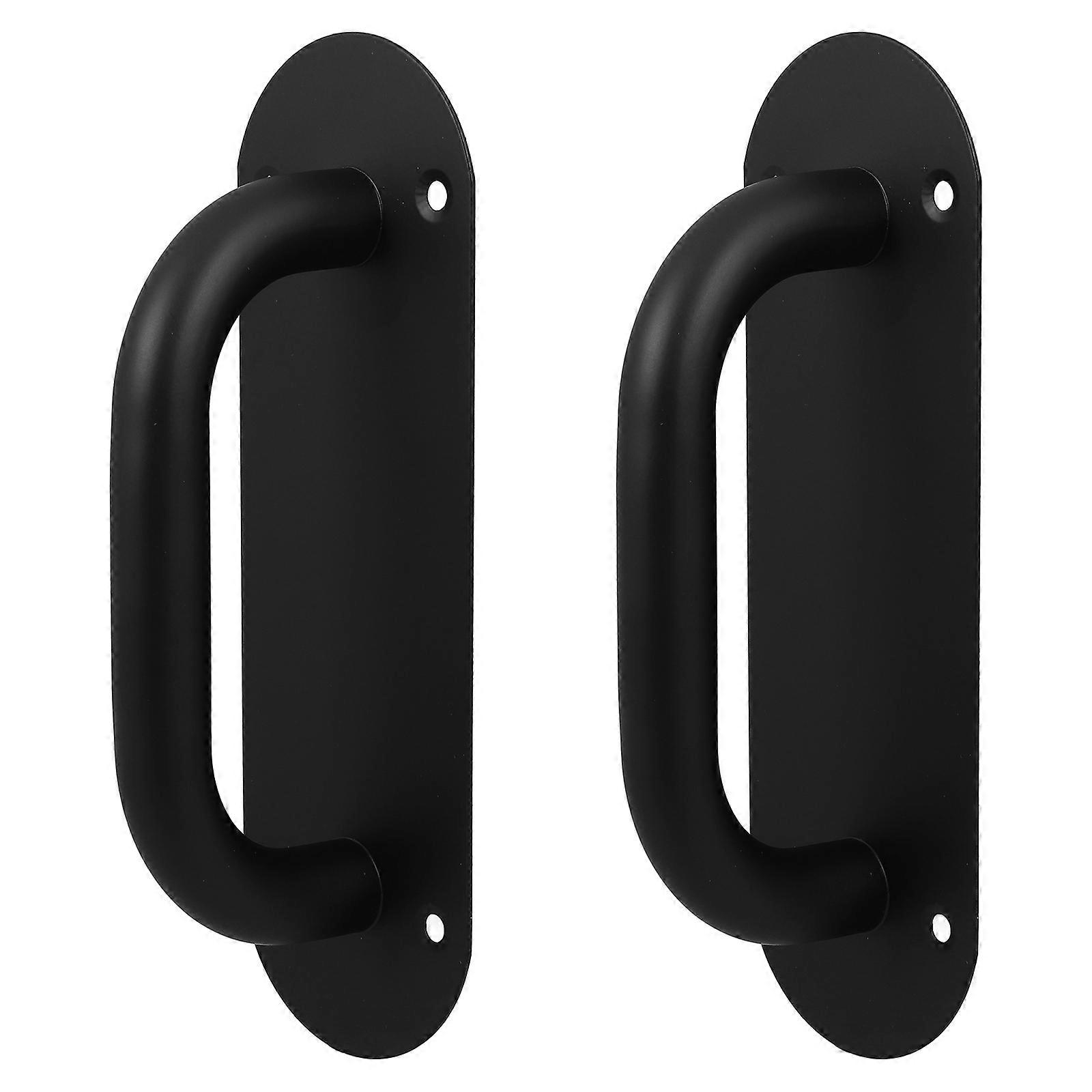 Push Pull Handles Set for Interior Fire Doors Thickened Design, Elegant Surface Mount, Versatile Use in Offices, Hotels, Restaurants