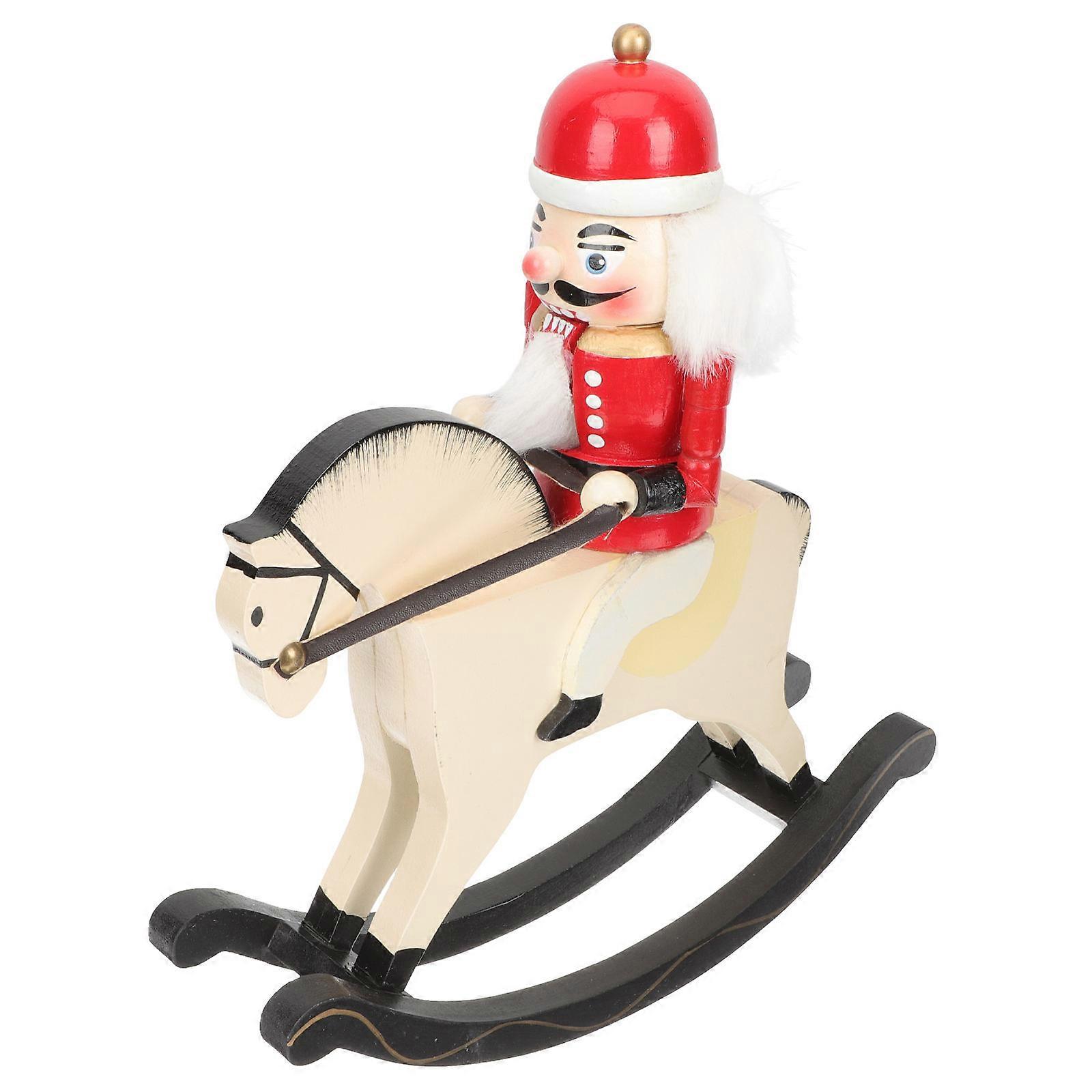 Traditional Nutcracker Wooden Figurine Assorted Decoration 1Set
