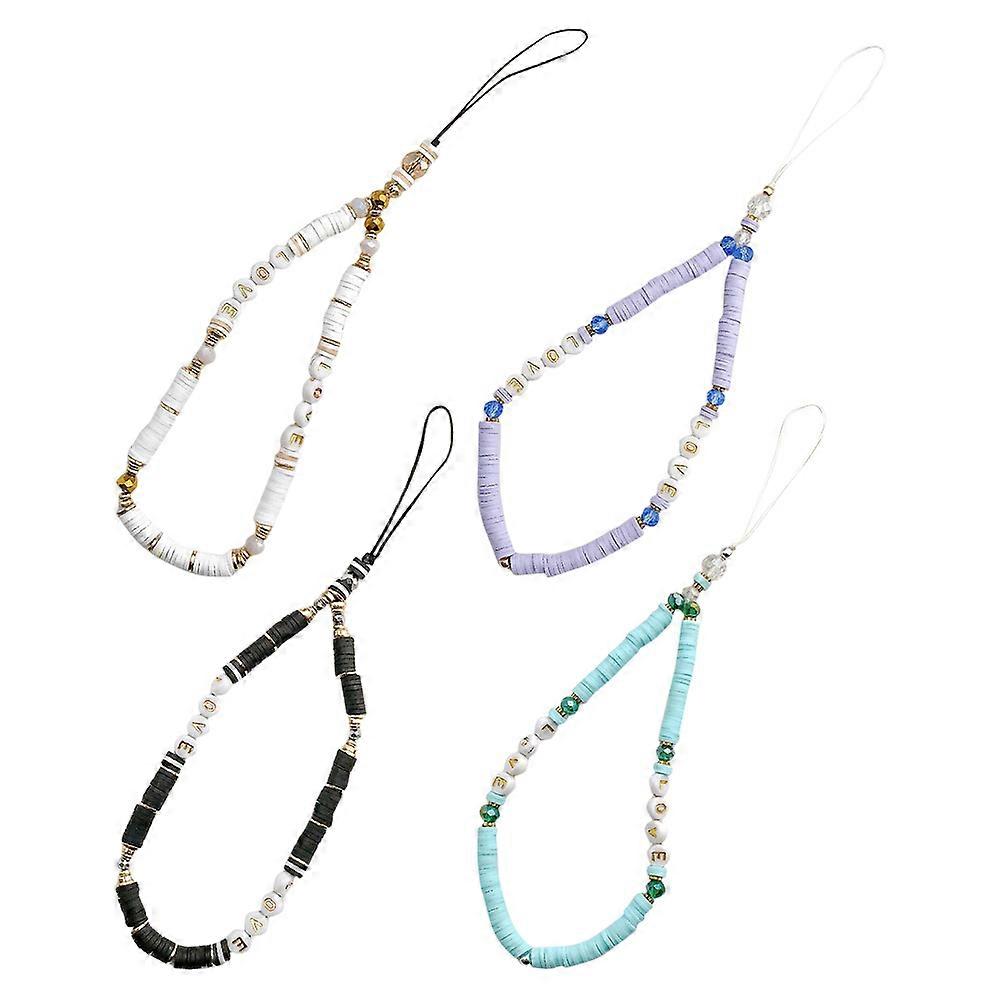 Anti-lost Phone Rope Beaded Camera Hanging Rope Friends 4Pcs