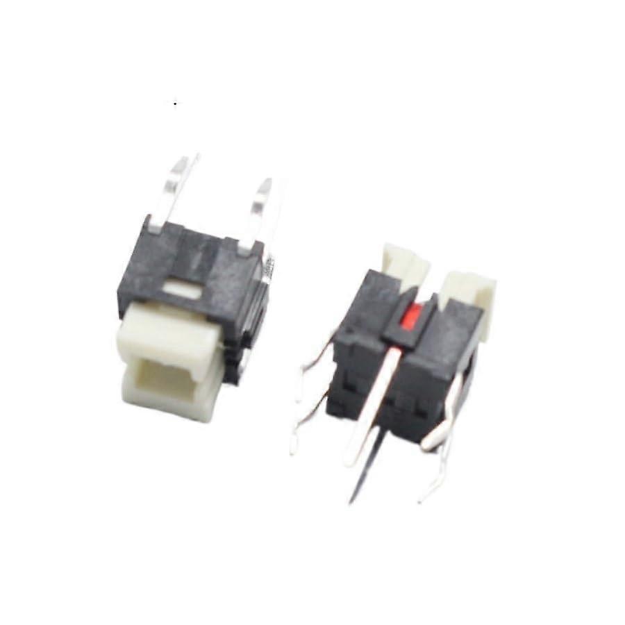 2pcs 6 * 6 * 7mm Tactile Tact Push Button Switch 6x6x7mm Switch with Red Light for LED