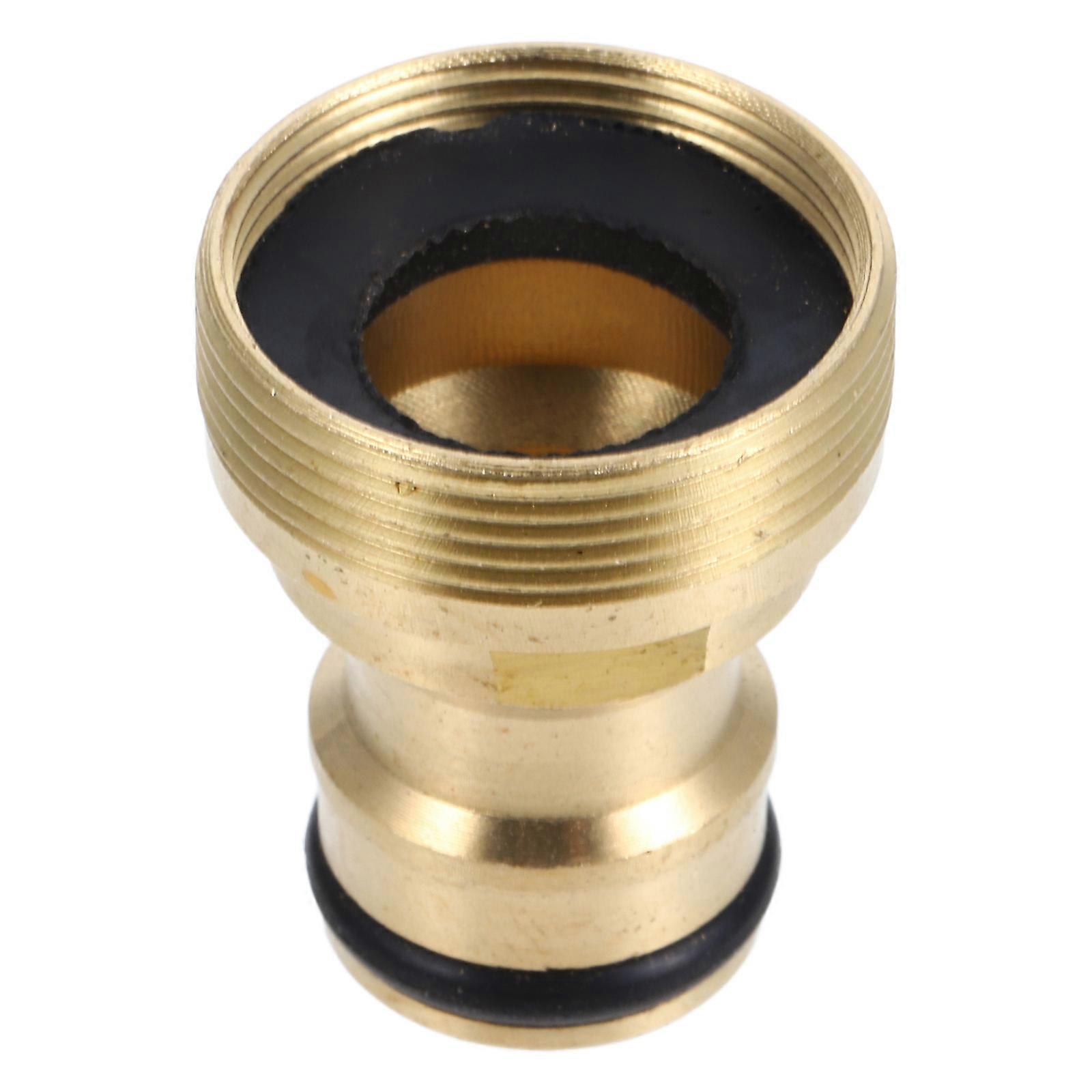 Thread Conversion Copper Hose Connector For Bathroom And Kitchen High Pressure Water Hose Nozzle 1Pack