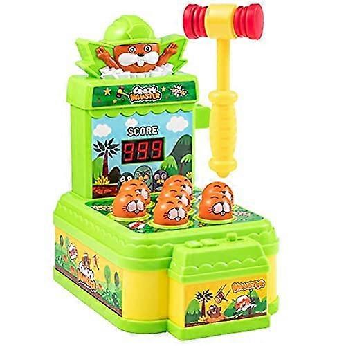 The Mole Game, Mini Electronic Mini Electronic Arcade Game, Hammer Toy, Interactive Pound Toy, for 3 4 5 6 7 8 Years Old Boys Girls