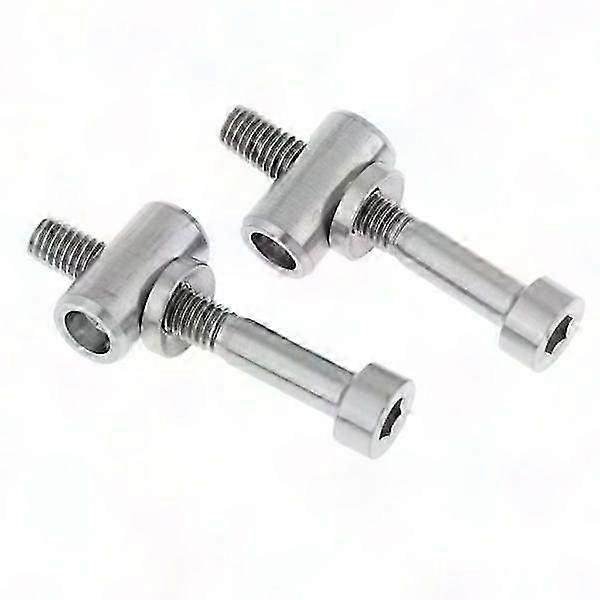 Titanium bolts for bicycle saddle and seat post clamp