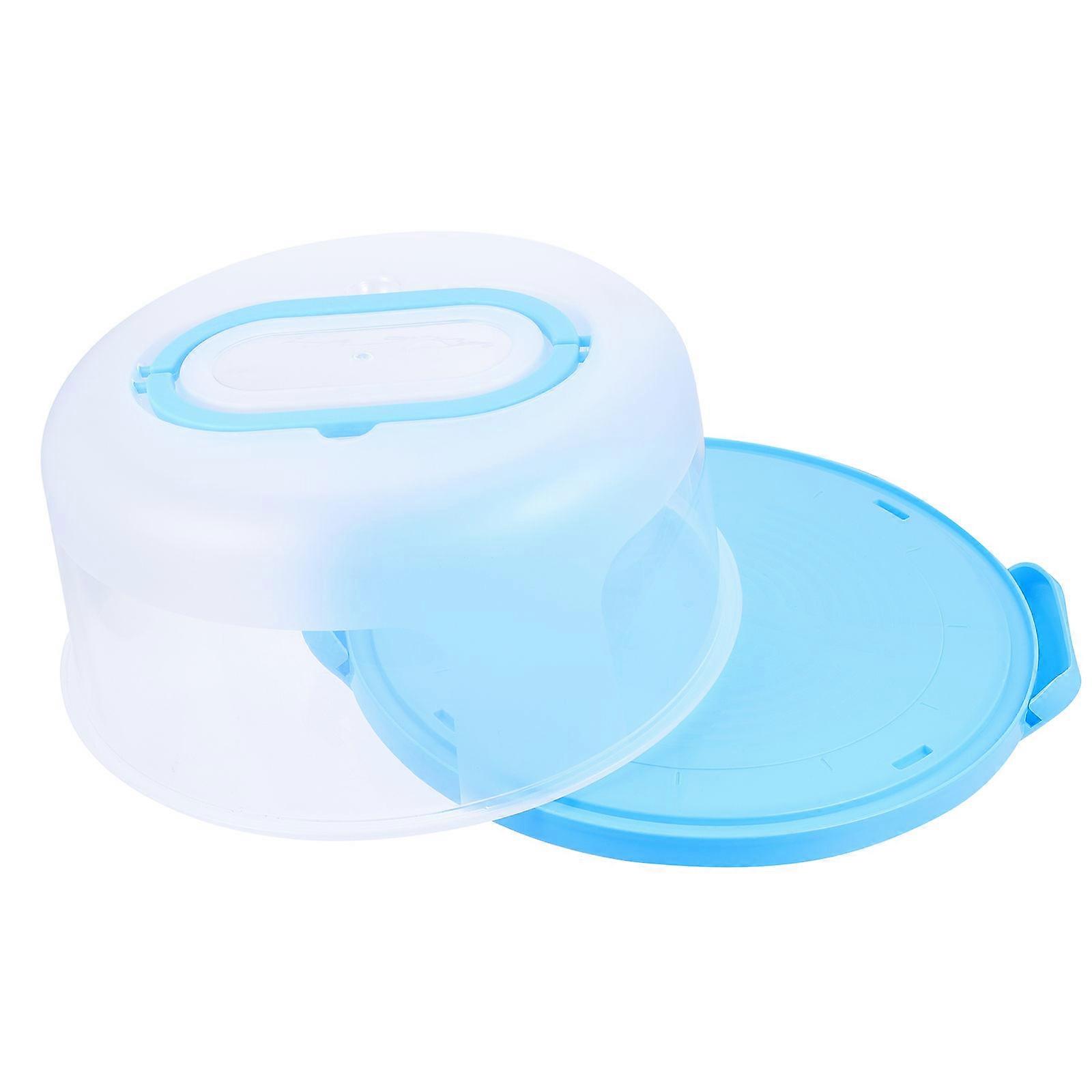 Cupcake Box Holder Reusable Cake Box Resealable Birthday 11.8×11.8×5.9in 1Set