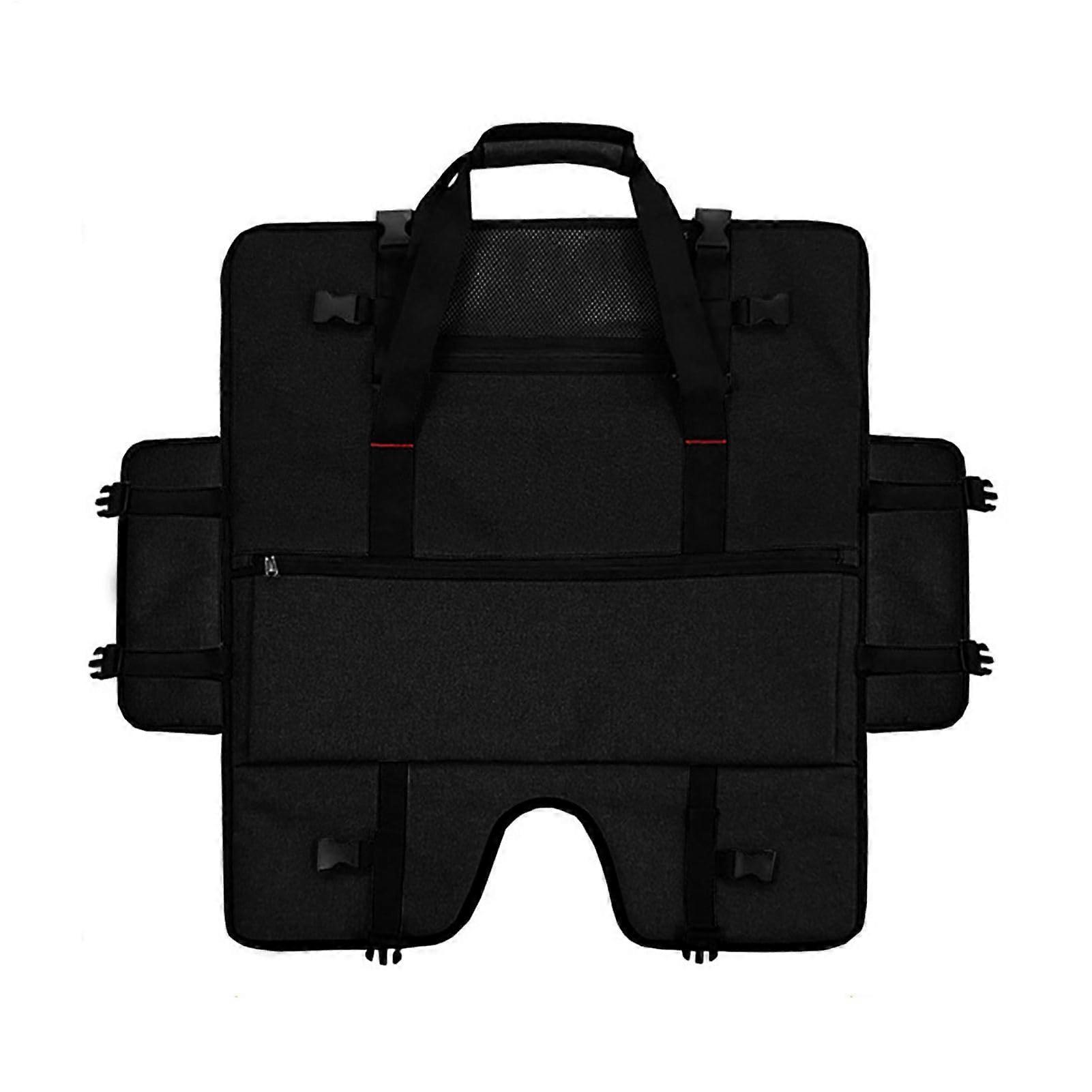 Monitor Carrying Case Protective Adjustable Bag for 2024' Monitors, Travel Storage, Black