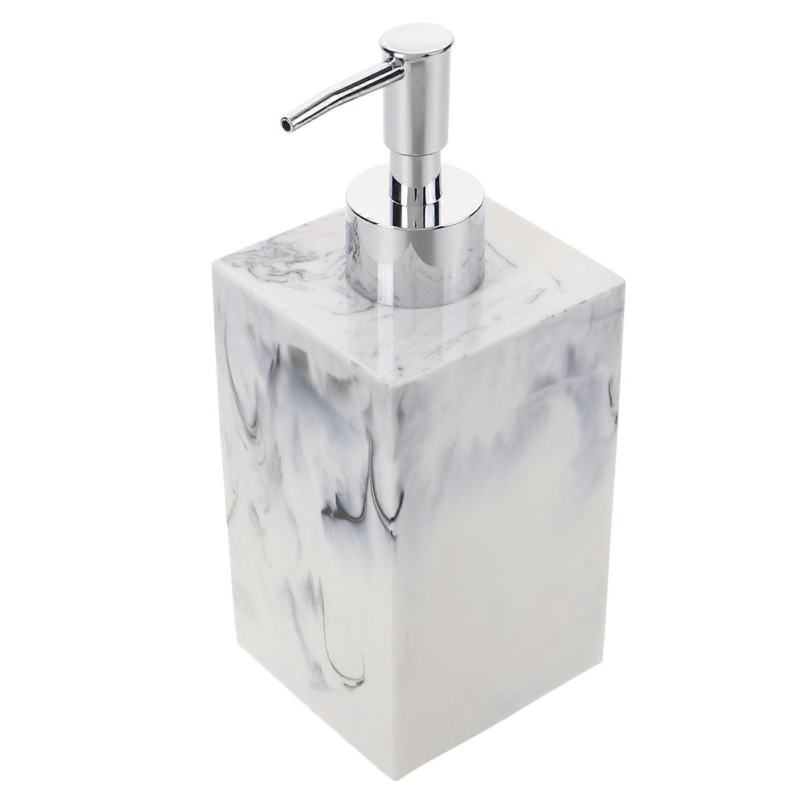 Refillable Hand Soap Shampoo Dispenser Rustic Style For Home Hotel Use Ivory Color 500ml 1Pack
