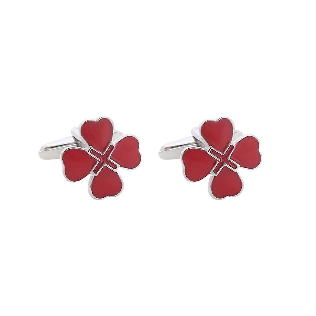 Men's Cufflinks 1 Pair Small Straw Cufflinks for Men with French Shirt