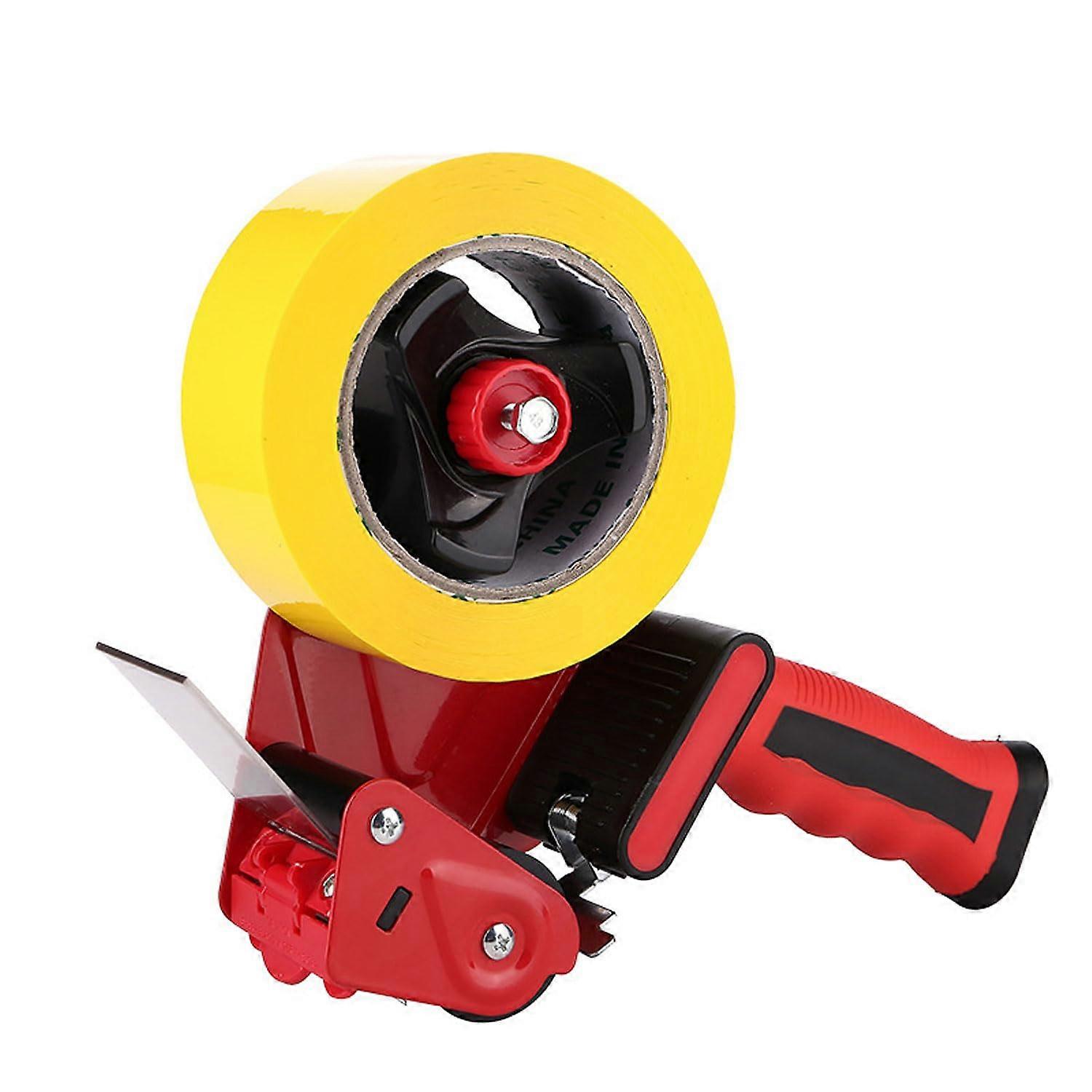 Metal Frame Tape Dispenser  Parcel Tape Dispenser, Handheld Dispenser, Sturdy and Durable Design for Efficient Packing Tasks