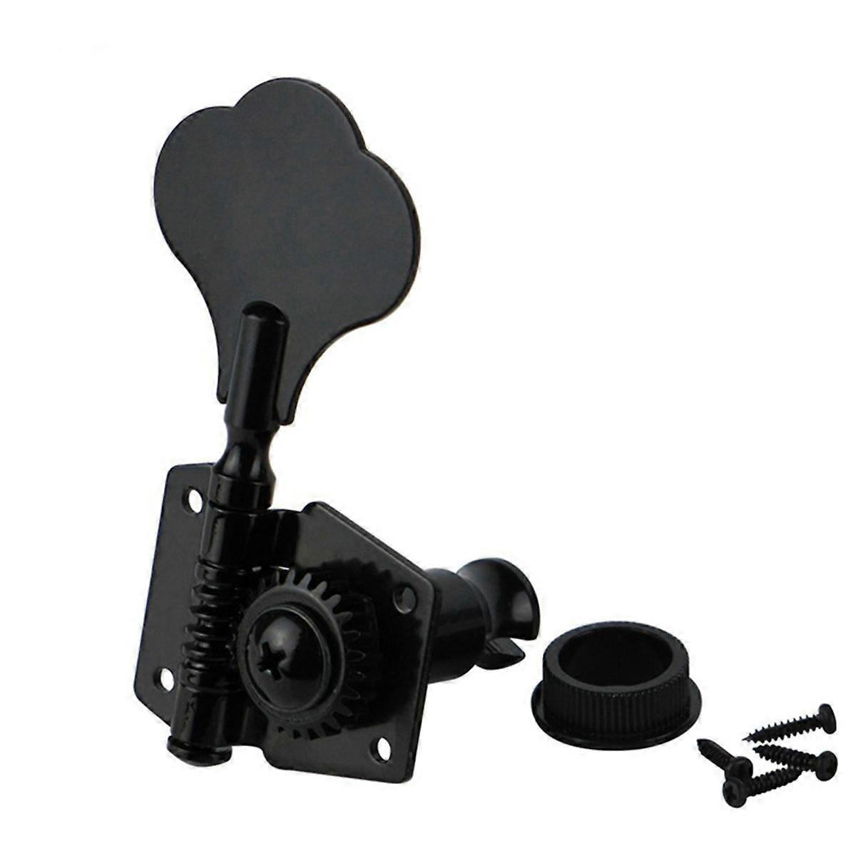 String Button Tuning Pegs Right Tuners Compatible for 4 Strings Electric Bass Guitar (Right Side)