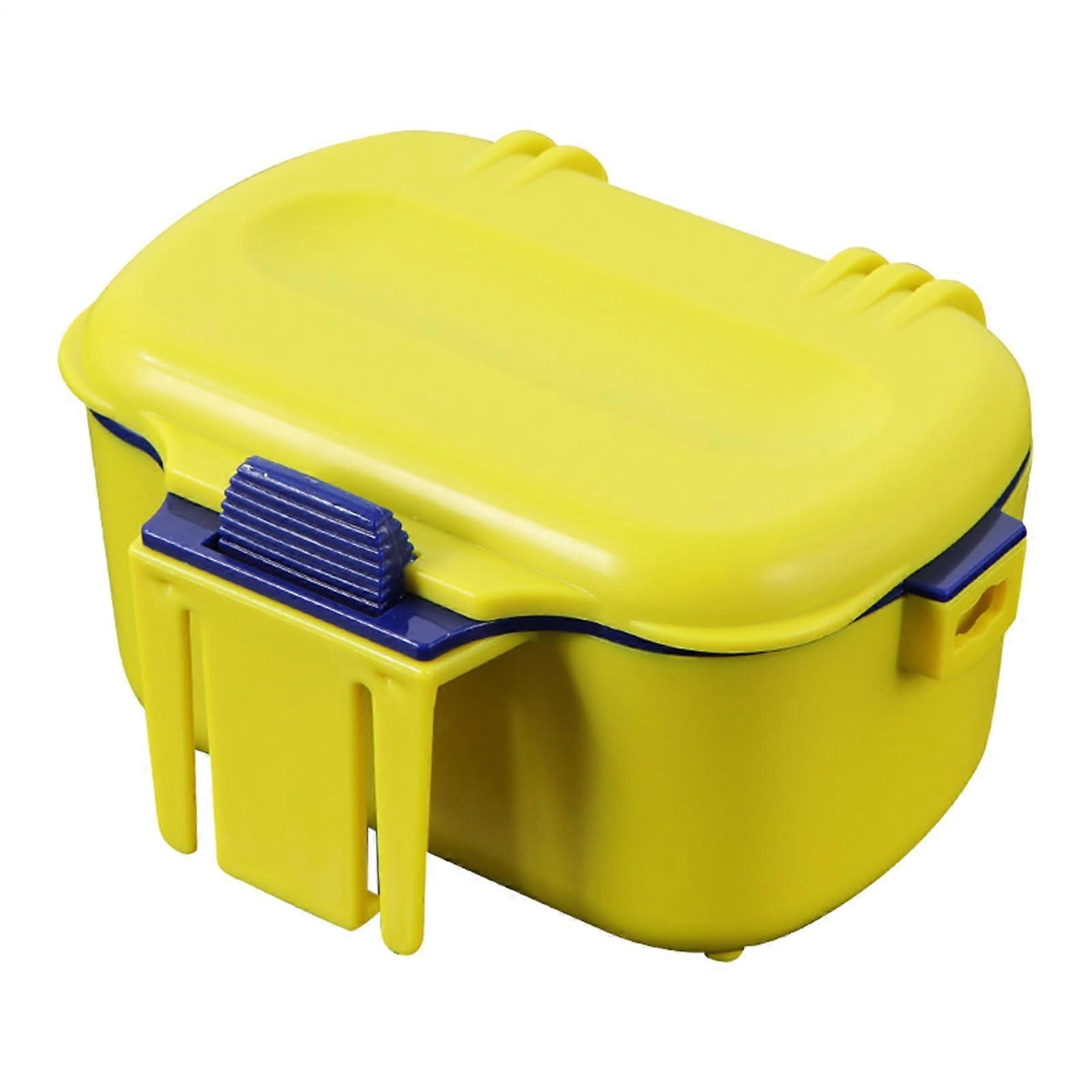 Insulated Fishing Container Live Bait Holder, Worm Storage Bucket Waterproof Fishing Bucket with Lanyard
