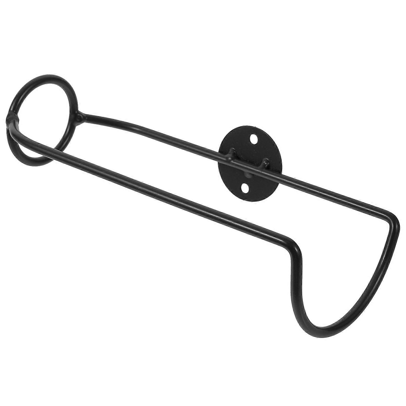 Wall Mounted Display Rack Single Black Iron for Decoration Use 1