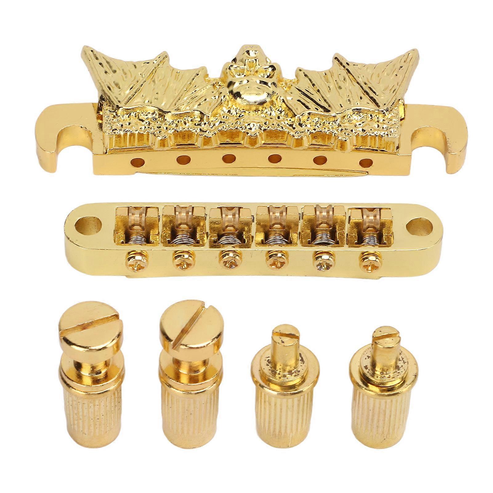 جسر سرج الأسطوانة الغيتار 6 سلسلة الجوز مع ثقب تركيب 6 مم للغيتار الكهربائي EPI