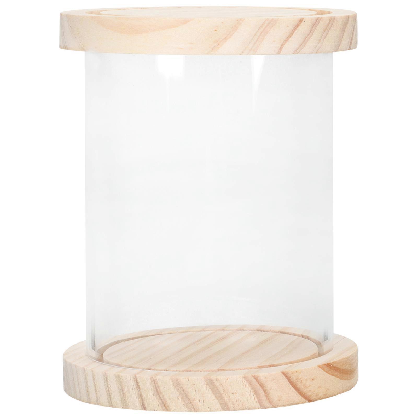 Toy Display Box Wooden Material Storage For Hobbyists 1Pcs