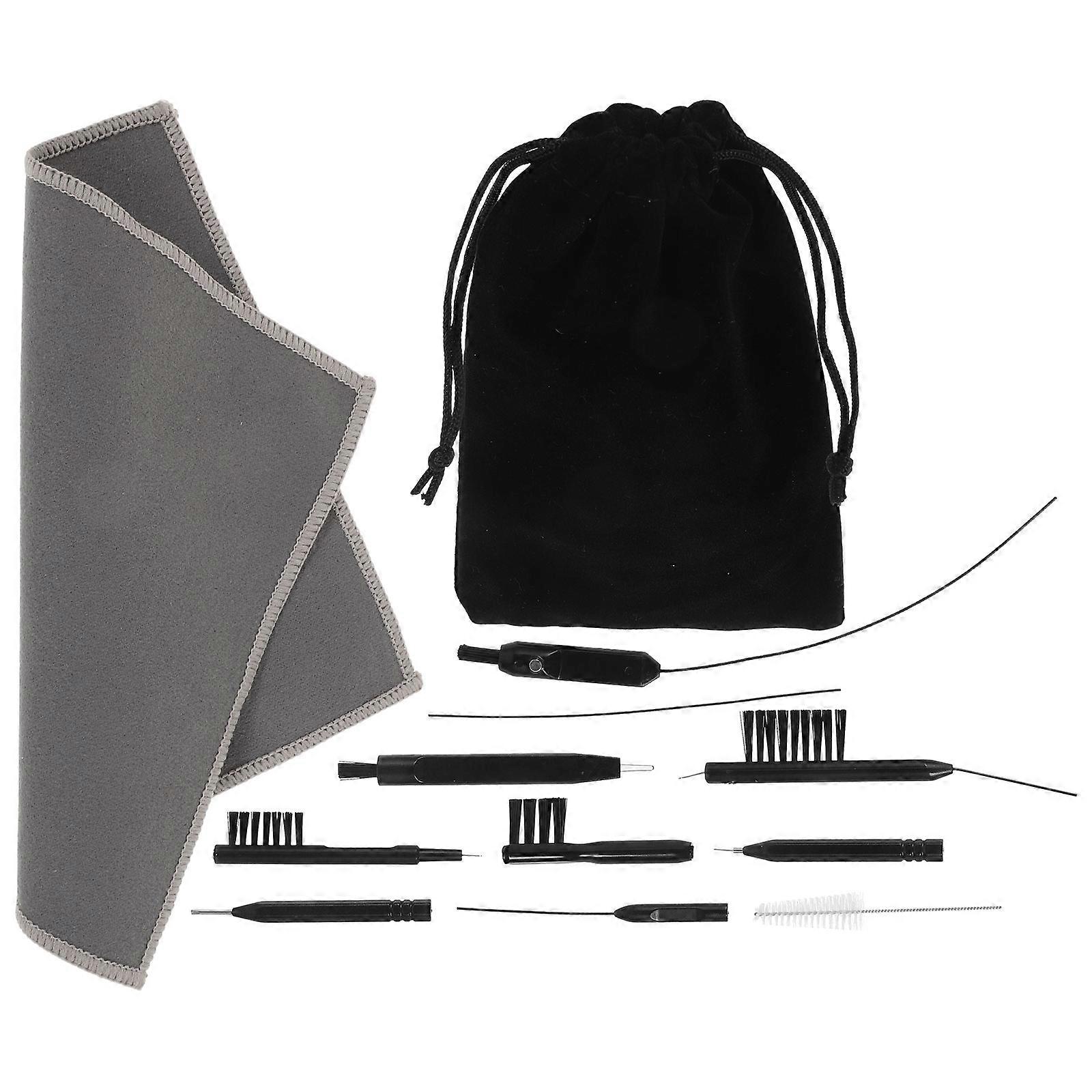 Clearing Tube Brush Hearing Aid Cleaner Portable Clean Earwax Electronic Devices Assorted Color 15.00X14.80X0.10CM 1Set
