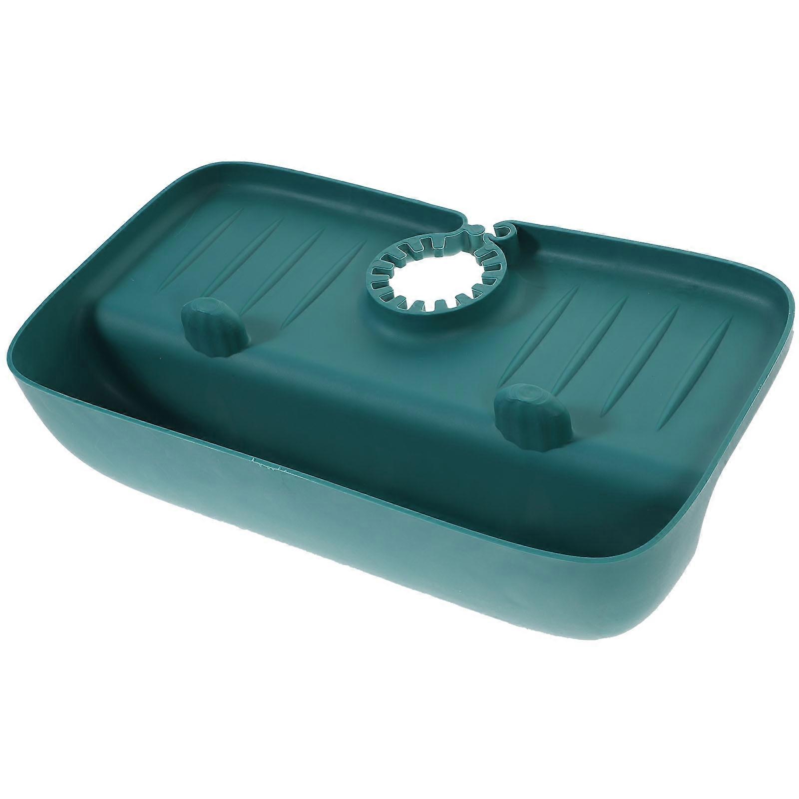 Faucet Anti-Splashing Rack Draining Basin TPE Kitchen Use Hotel Sink 1Set