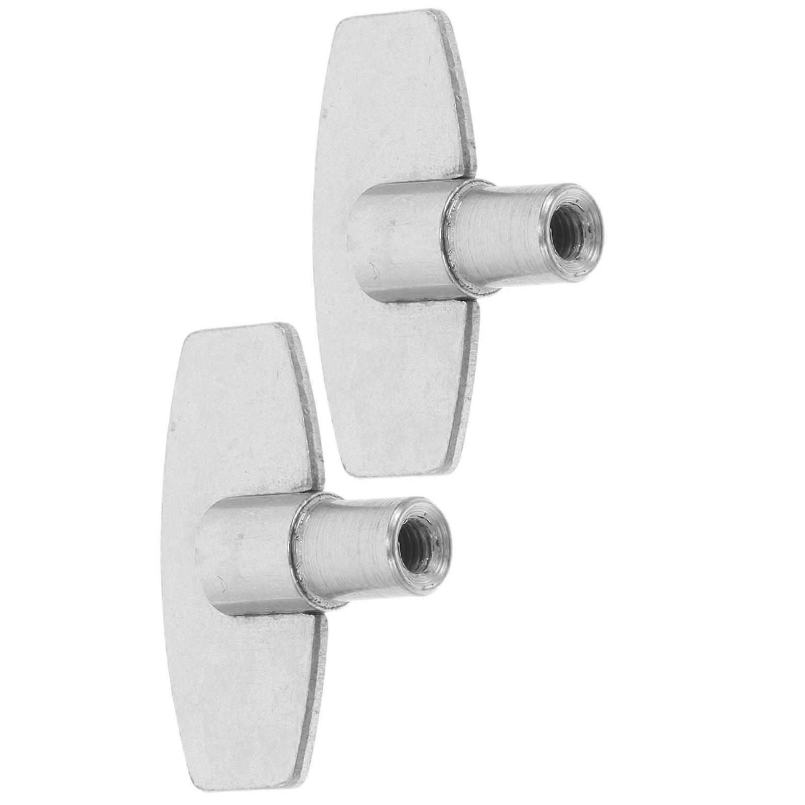 2pcs Silver Winding Keys for Mechanical Clocks – Versatile tools for Vintage Alarm Clocks, Home, Office and School Use