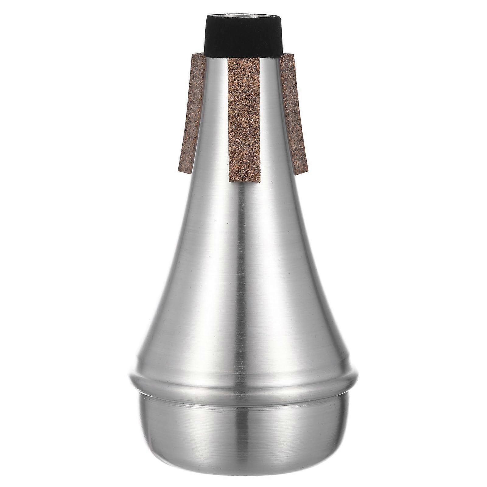 Trumpet Mute, Portable Aluminum Small Brass Mute for Musicians and Students, Lightweight Design, Adjustable Fit
