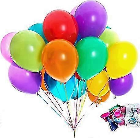 装飾用ラテックスパーティーバルーン - 100pcs 12色バルーンガーランドセット