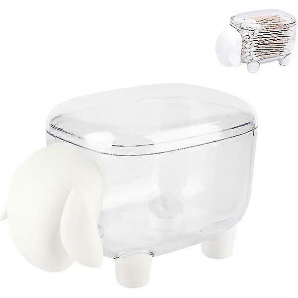 Bathroom storage box, sheep shape, cotton dispenser box.