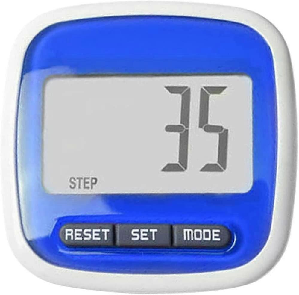 1pc Pocket Pedometer with Belt Clips Poot-Step Counter Pedometer Step Counter Walking Distance Calorie Counter with Large LCD Screen and Clip